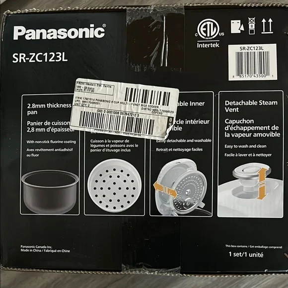 Panasonic White Rice Cooker - Picture 2 of 4